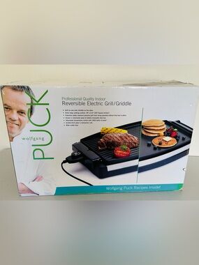Reversible Electric Grill/Griddle - Black